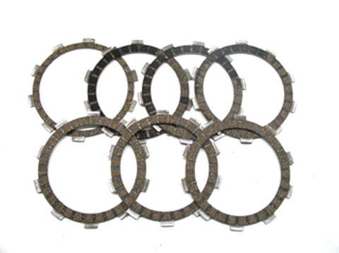 Фрикционные диски сцепления YAMAHA DT 125R '88-'07, TZR 125 '93-'00; TDR 125 V '89-'03, YFS 200 BLASTER '91-'06 (EBS2313) - PATRZ MC-03797C  BRONCO AT-03901B