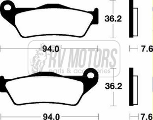 Тормозные колодки SBS 671HS