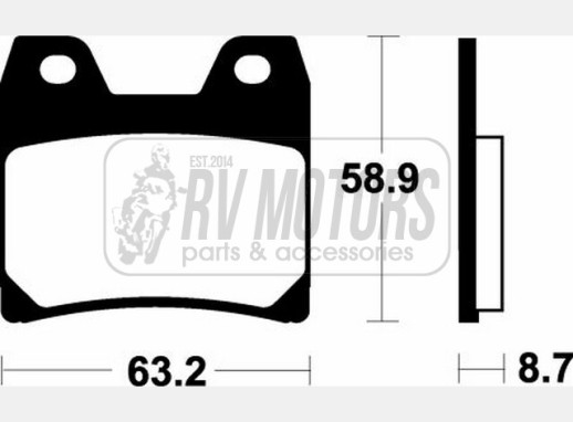 Гальмівні колодки SBS 770LS