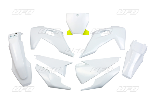 Комплект пластика UFO HUSQVARNA TC 125-250, FC 250-350-450 '19 (белый) HU622E999