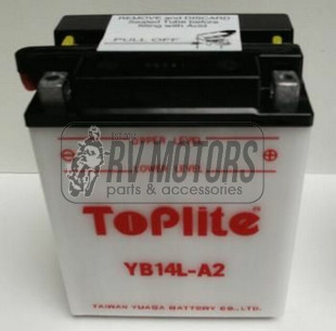 Аккумулятор TOPLITE YB16AL-A2