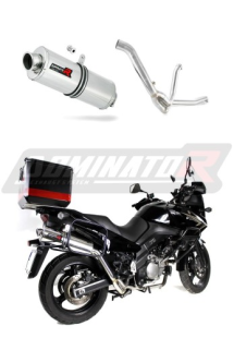 Прямоток SUZUKI DL 650 V Strom / XT 2012 - 2016 DOMINATOR овальный