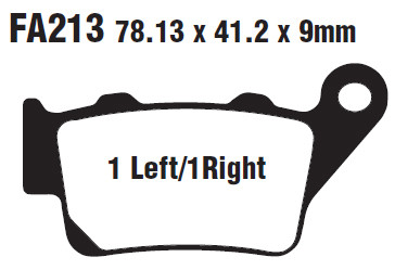 Гальмівні колодки EBC FA213V
