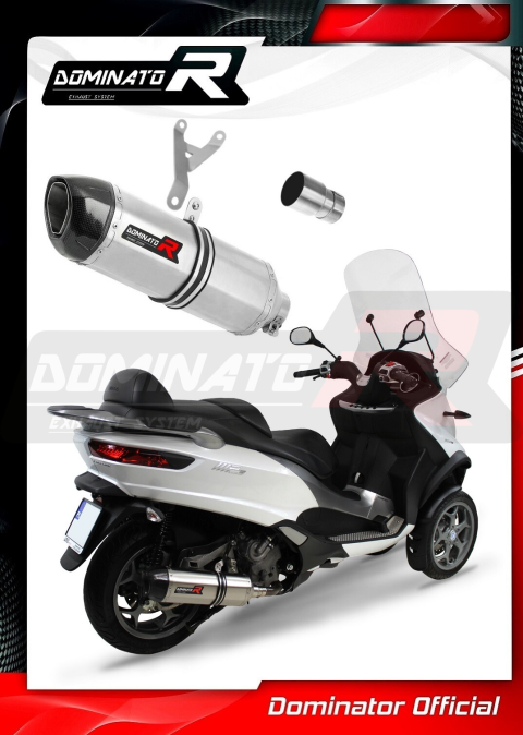 Прямоток DOMINATOR PIAGGIO MP3 500 / 500 LT HP1 2008 - 2020