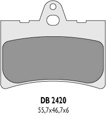 Тормозные колодки DELTA BRAKING DB2420MX-D (FA156)
