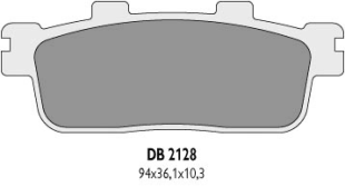 Тормозные колодки DELTA BRAKING DB2128QD-D (FA427)