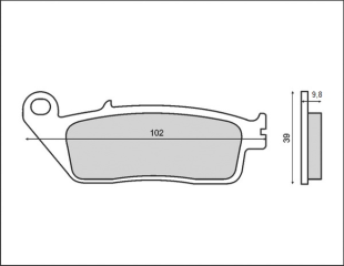 Тормозные колодки BRENTA FT 4071 (FA196)