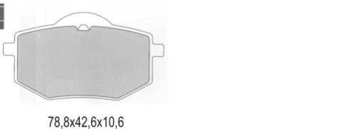 Тормозные колодки GALFER FD127G1651 (FA136)