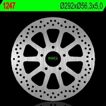 Тормозной диск NG задний HARLEY DAVIDSON 750/883/1200/1340/1450/1584/1690 (292X56,3X5) (5X10,5MM) NG1247