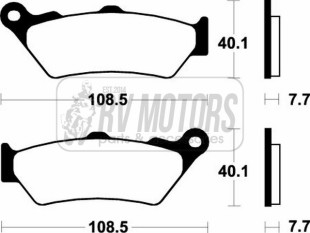 Тормозные колодки SBS 674HS