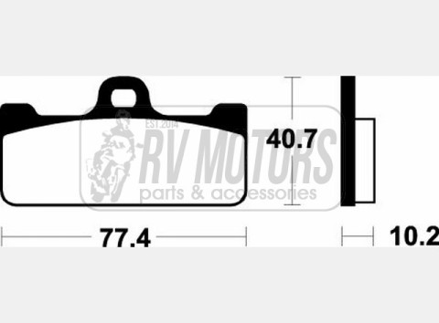 Тормозные колодки SBS 711RS