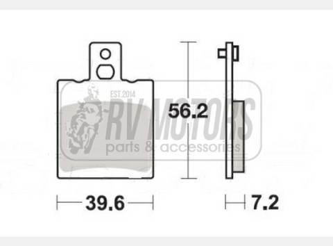 Тормозные колодки SBS 824HF
