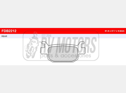Гальмівні колодки FERODO FDB2212ST