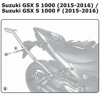 Кріплення центрального кофру KAPPA SUZUKI GSX S 1000/F (15-16) KZ3110