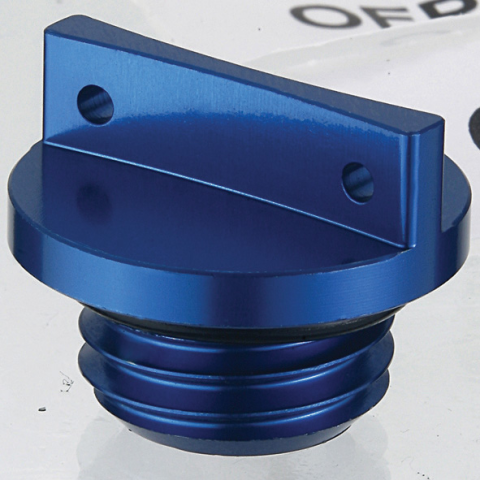 Заливная крышка масла YAMAHA WR250F '06-'13, HONDA CRF ACCEL OFP02BL синий 