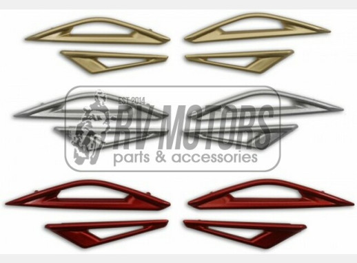 Повітрозабірник бічний до шолома UFO Gold HR006G