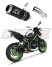 Прямоток Kawasaki Z 900 2020 - 2024 DOMINATOR GP черный