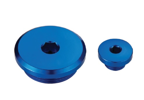 Сервисная пробка YAMAHA YZF 450 '10-'18, YZF 250 '10-'18, WR250F '15-'18, WR450F '16-'18 ACCEL ENP12BL синий 