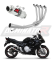 Полная система выхлопа Suzuki GSX 1250 FA 2010 - 2016 DOMINATOR GP1