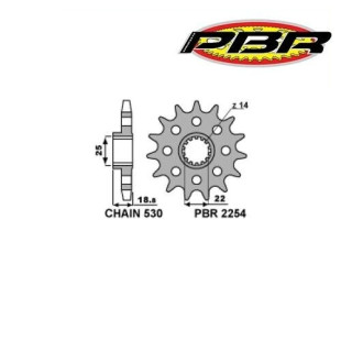 Приводная звезда PBR 2254 14 (JTF 743)