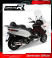 Прямоток DOMINATOR PIAGGIO MP3 500 / 500 LT 2008 - 2020 круглый