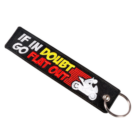 Брелок If In Doubt Go Flat Out 