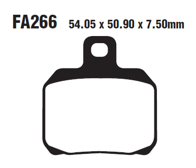Гальмівні колодки EBC SFA266