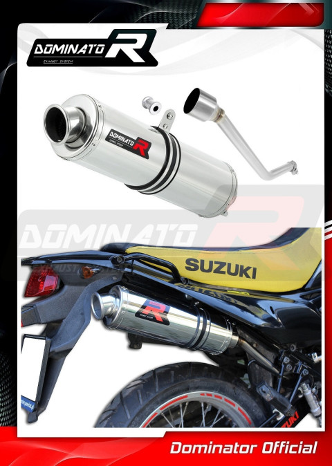 Прямоток DOMINATOR SUZUKI DR 125 SM круглый 