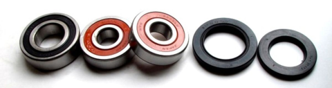 Подшипники оси колеса KAWASAKI ZX 400 '87-'92, KZ 550 '82-'83, ZR 550 '90-'94, ZX 550 '84-'86, VN 800 '99-'06 TOURMAX WBK-177