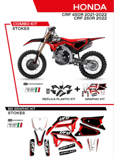 Комплект пластика HONDA CRF 250R '22; CRF 450 '21-'22  UFO C125AD006001