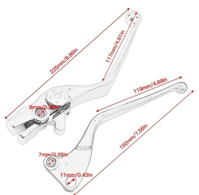 Комплект рычагов тормоза и сцепления Victory Vegas, Hammer, Kingpin, Vision. 08-15
