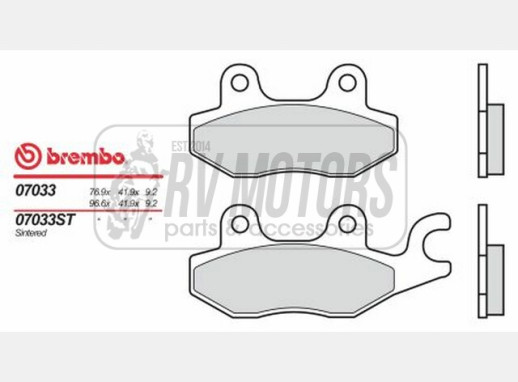 Гальмівні колодки BREMBO BRM 07033
