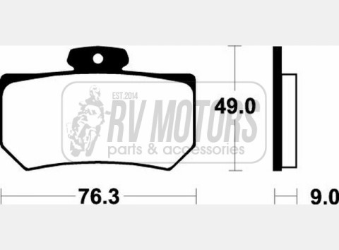 Тормозные колодки SBS 720RS