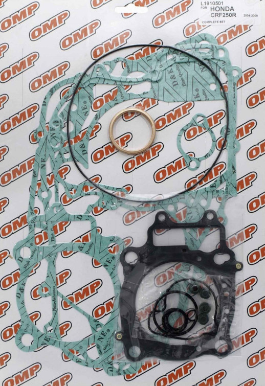Повний комплект прокладок HONDA CRF 250 R &#39;04-&#39;09, CRF 250 X &#39;04-&#39;09 OMP L1910501