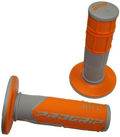 Ручки руля PROGRIP PG801 (22+25MM 115MM) серый/оранжевый (PG801GY/OR) PA080100GRAC