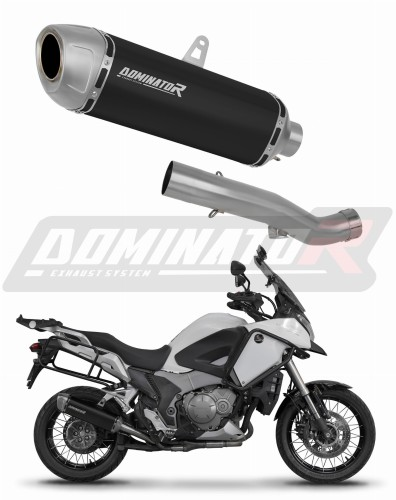 Прямоток Honda VFR 1200X Crosstourer 2012 - 2020 DOMINATOR S6 черный