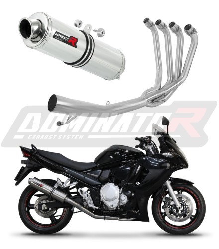 Полная система выхлопа Suzuki GSX 1250 FA 2010 - 2016 DOMINATOR круглый