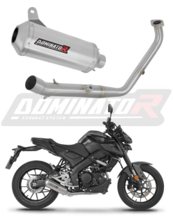 Полная система выхлопа Yamaha MT 125 2024 - 2026 DOMINATOR овальный G2