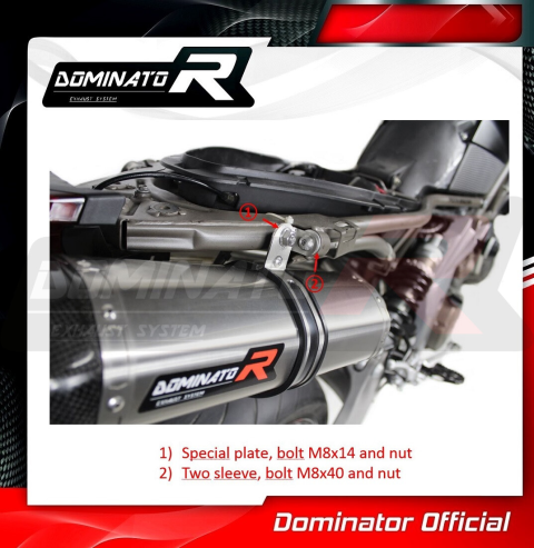 Прямоток DOMINATOR Aprilia SMV 750 DORSODURO HP1 2008 - 2016