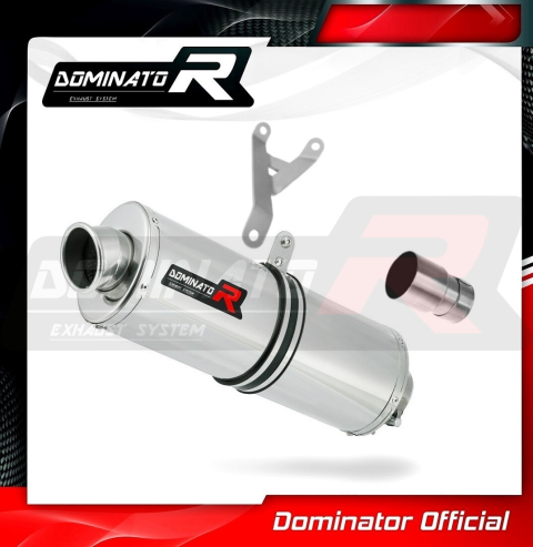 Прямоток DOMINATOR PIAGGIO MP3 500 / 500 LT 2008 - 2020 овальный