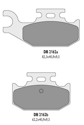 Колодки гальмові DELTA BRAKING DB2162OR-D (FA428)