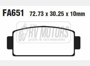 Тормозные колодки EBC FA651TT