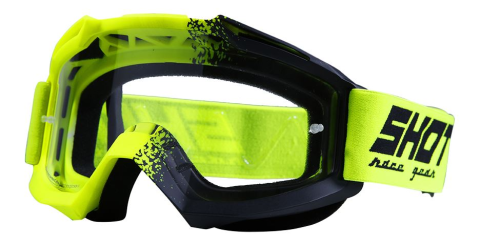 Маска кросс SHOT ASSAULT A0D-29A1-J02 чёрно-жёлтая