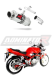Прямоток Suzuki GSF BANDIT 400 1991 - 1995 DOMINATOR GP1 