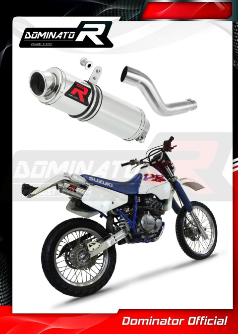 Прямоток DOMINATOR SUZUKI DR 350 1990 - 1999 круглый