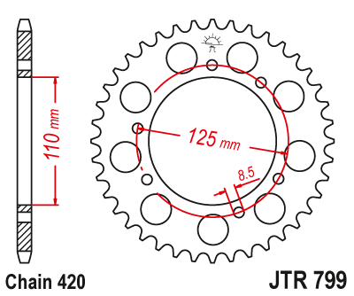 Привідна зірка CHT 4362.50 (JTR799.50)