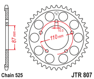 Приводная звезда JR 828.44 (JTR 807.44)