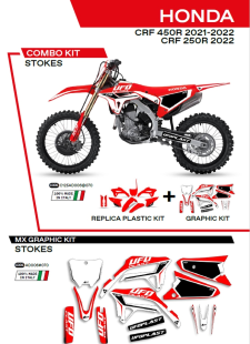 Комплект пластика HONDA CRF 250R '22; CRF 450 '21-'22  UFO C125AD006070