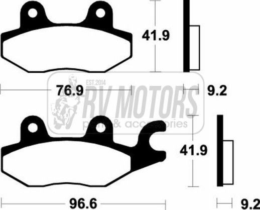 Гальмівні колодки SBS 119MS