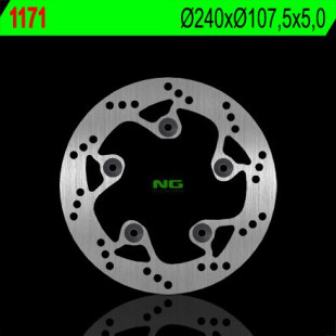 Тормозной диск NG задний KTM DUKE 690 '08-'15, SUPERMOTO 950/990 '05-'08, SUPERDUKE 690/950/990 (240X107,5X5) (5X8,5MM) NG1171
